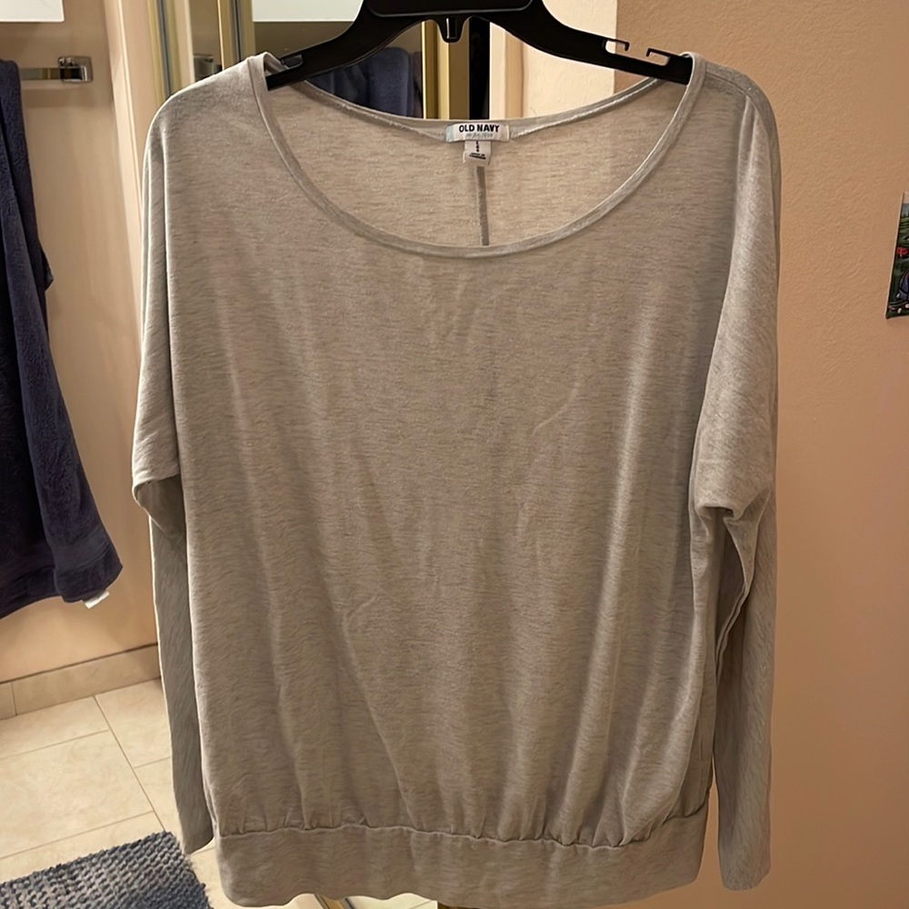 Long Sleeve Shimmer Blouse